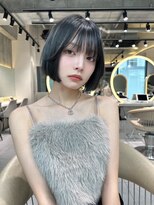 ロール 博多(Role) ミニウルフレイヤーカット顔周り前髪韓国ショートボブ/博多