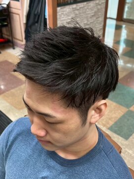 アポロカットステージ 相模大野店 アップバング/ツーブロックマッシュ<理容室>[メンズ/相模大野]