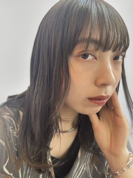 スリー スタンド(THREE STAND) ブリーチなしでオリーブグレージュ