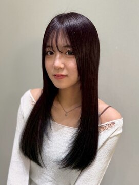 グラヘアーストーリー(gra HAIR STORY) ツヤ感引き出す深めブラウン×ヘルシーロング
