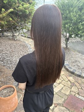ヘアルーム フラット(HAIR ROOM flat) つやbrown【小川莉奈】