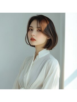 e.m.a プレミアムビューティーサロン 栄駅店(e.m.a PREMIUM BEAUTY SALON) ボブ/イメチェン/外ハネボブ/美髪/ワイドバング/髪型