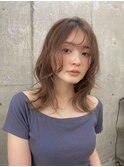 ボブ　パーマ　ニュアンス　顔周り　似合わせ　小顔
