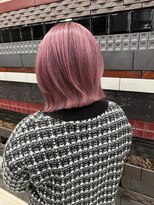 Lyuca 縮毛矯正×ブリーチ×髪質改善【1月5日NEW OPEN（予定）】 ピンクボブ