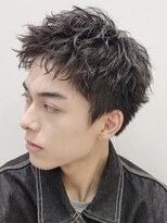 フィフス 神南(fifth) 渋谷アップバングスパイキーショート短髪ツーブロックフェード◆