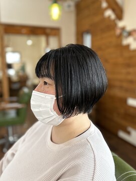 ショート/ショートボブ/時短ヘア