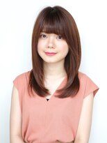 リリオス 中山店(Lirios)&nbsp;○Lirios（リリオス）中山○ツヤツヤのストレートピンクベージュ