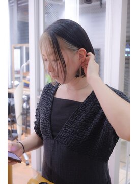 ソレイユ(Soleil) インナーカラーボブ/顔まわりカラー/ブリーチ/表参道【松本】