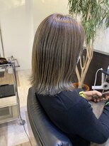 アルファ(alpha)&nbsp;大人ガーリー/ダークアッシュ/似合わせカット/ミディアムレイヤ