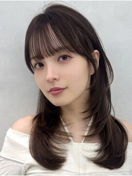 エジョン 三鷹店(Aejon) 三鷹レイヤーカット韓国ダブルカラー顔周り前髪カットボブ