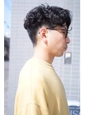 メンズパーマアップバング 平塚