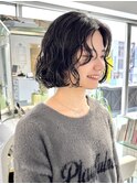ニュアンスパーマショートパーマボブパーマレイヤーボブ