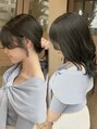 チャコレ パーチ 北千住店(Chacolle perch) 結んでもかわいい顔周りカット♪スタイリングのコツ伝授します◎
