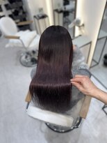 ジーナ 吉塚(Zina)&nbsp;艶髪 上品 カシスブラウン【福田れん】吉塚美容室 髪質改善 箱崎