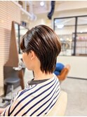 ナチュラルツヤ感・スマートメンズショート