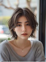 クシュ 所沢西口エミテラス前店(kusyu...) 編み込みツインテールマレットウルフツーウェイバングクラゲヘア