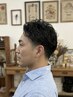 《Men's限定》デザインカット+血行促進リラックススパ（20分）