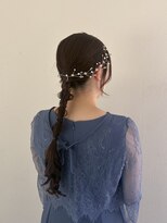 ゴットフロー(GOTTO FLOW)&nbsp;シンプルで上品な編みおろしローポニー