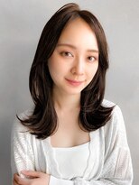 リヤン 表参道(lyann)&nbsp;夏うる艶髪レイヤーカットイメチェンオリーブベージュ小顔