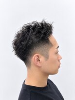 メンズ レオ 天六店(men's LEO) 無造作ピンパーマ×メンズショート