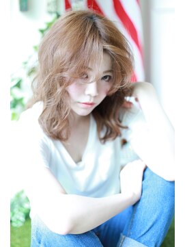 マイティ バイ エイチ(mighty by H) mighty【コケティッシュ】カシスペールカラー×ラフウェーブ2