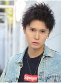 ツーブロックショート