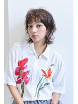 ナイン 麻布十番(NINE)&nbsp;首をスッキリ魅せるウルフミディアム【NINE】