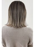 【over hair】切りっぱなしボブ×グラデーションカラー