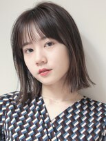 コクーン(Cocoon) ノンブローボブ#斜めバング#デザインカラー#シルキーベージュ