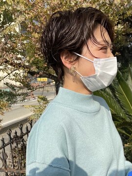 ドレス(DRESS) 前髪ウェーブ __大人かわいい_ショートマッシュ