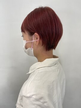 グランドライン(GRAND LINE) GRANDLINE 千崎聖太　ボルドー色でお洒落なミニーショート