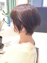タイズ(ties) 20代30代40代大人可愛い◎前下がり小顔ショートボブ×ブラウン