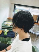 大人男子デジタルパーマ＋似合わせカット