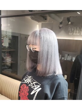 エイト 池袋店(EIGHT ikebukuro) ケアブリーチでホワイトカラー☆