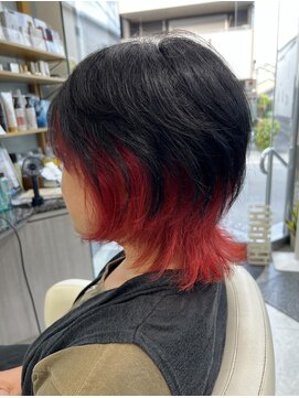 ル サロン リーカ 高見ノ里駅前本店(Le’Salon RYiCA) アンブレラカラー