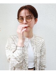 大人かわいい抜け感ショート