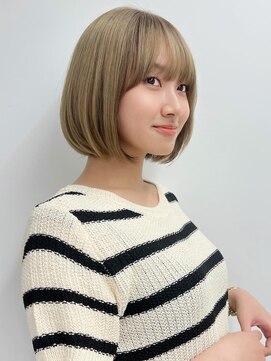 エアー 横浜(AIR) 【長谷川】シルキーベージュボブ