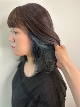 イーストハムアネーロ(EAST HAM anello) インナーカラー★ペールエメラルド