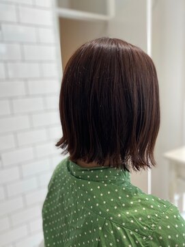 ルシードスタイル グローバルディー 稲毛店(LUCIDO STYLE GLOBAL.D) ぱっつんボブスタイル【稲毛】