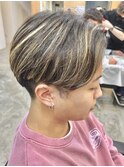 メンズマッシュパーマツイストスパイラルパーマ波巻きパーマ