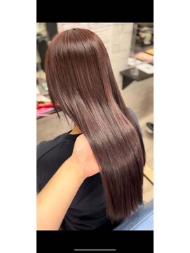 サロンジオ 本厚木(salon the O's) イメチェン/レッドブラウン/フルバング/似合わせカット/本厚木駅