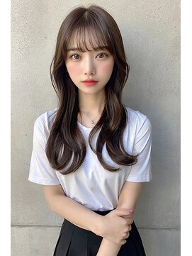 フルール(Fleur) 20代30代40代シアーカラーエアリーカール美髪レイヤーセミディ
