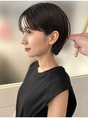大人可愛い/大人ショート/丸みショート/小顔似合わせカット