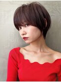 Say岩井　大人美人ショート×ラベンダーピンク×大人かわいい