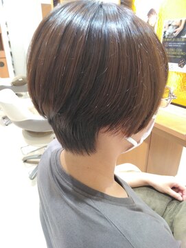 アメイジングヘアー 中沢店(AMAZING HAIR) 丸みショート/大人ひし形ショート/艶感/ナチュラル/上品ショート