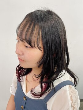 ロフト プロデュースドバイウシワカマル(loft produced by ushiwakamaru) インナーカラーレッド