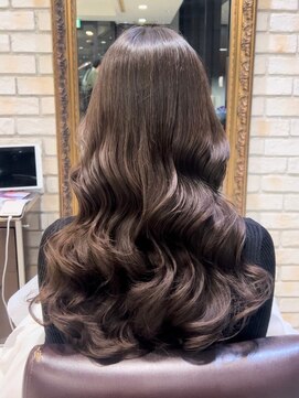 ゲーム 下北沢(GAME) デジタルパーマミルクティーベージュカラー髪質改善韓国ヘア