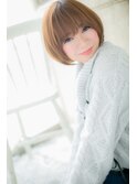 *CUORE松戸*…肌質きらり☆ベージュ×ボブａ