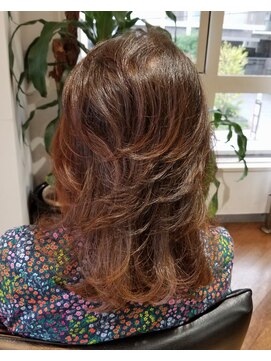 山野愛子分室 ジェフヘアースタジオ ブリーチ無しで作るヘアマニキュアカラー