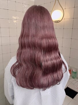 フウ(fuh) lavender pink/ラベンダー/ハイトーン/髪質改善/ダブルカラ